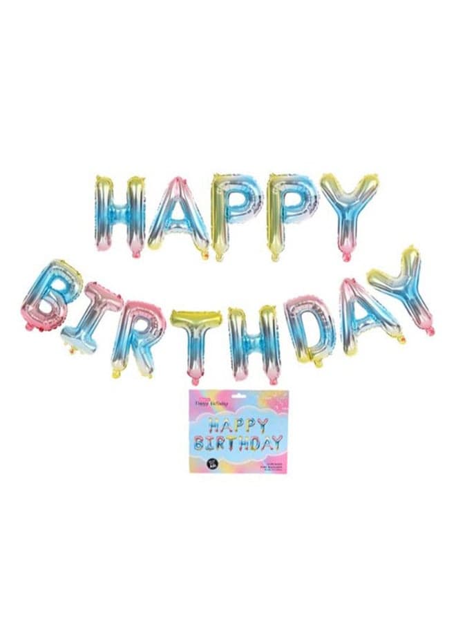 Happy Birthday Party Decoration Balloon Set 16inch Banners, Streamers & Confetti