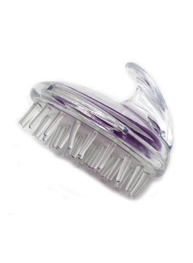 Scalp Massaging Hairbrush Purple/Clear Hair Brushes