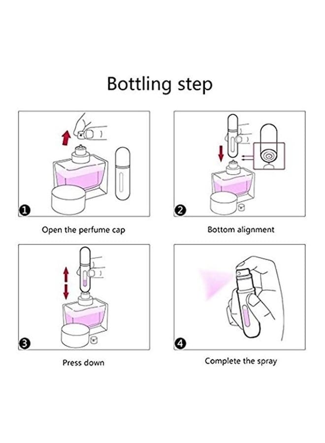 Mini Refillable Spray Bottle Makeup Tool Cleaners (٤)