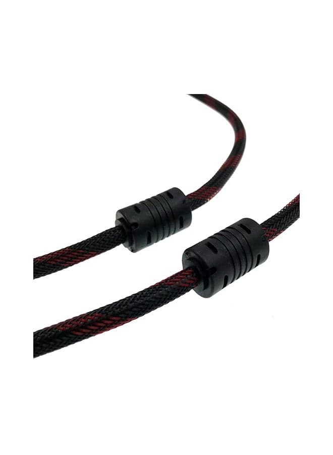 V1.4 HDMI Cable 3 Meter Black/Red Video Converters (5)