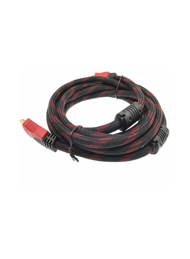 V1.4 HDMI Cable 3 Meter Black/Red Video Converters (3)