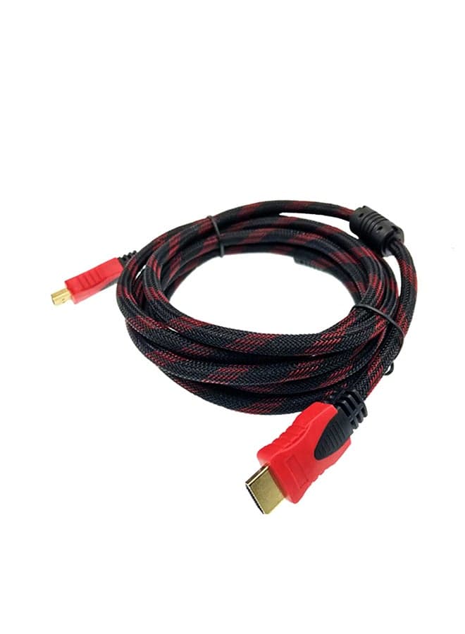 V1.4 HDMI Cable 3 Meter Black/Red Video Converters