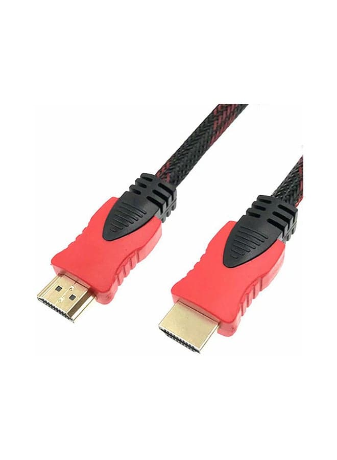 V1.4 HDMI Cable 3 Meter Black/Red Video Converters (4)