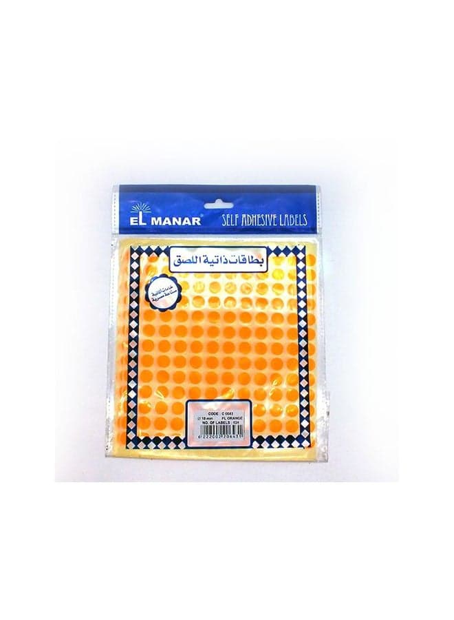 Stickers Orange Labels & Stickers