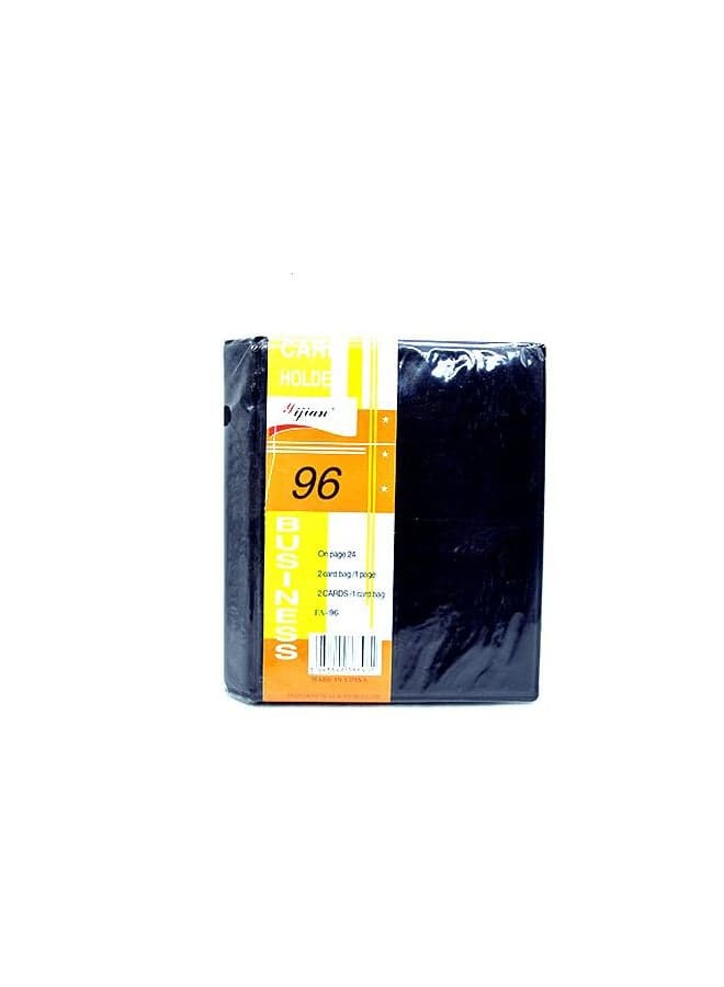 Card Holder Black Portfolio & Case Ring Binders