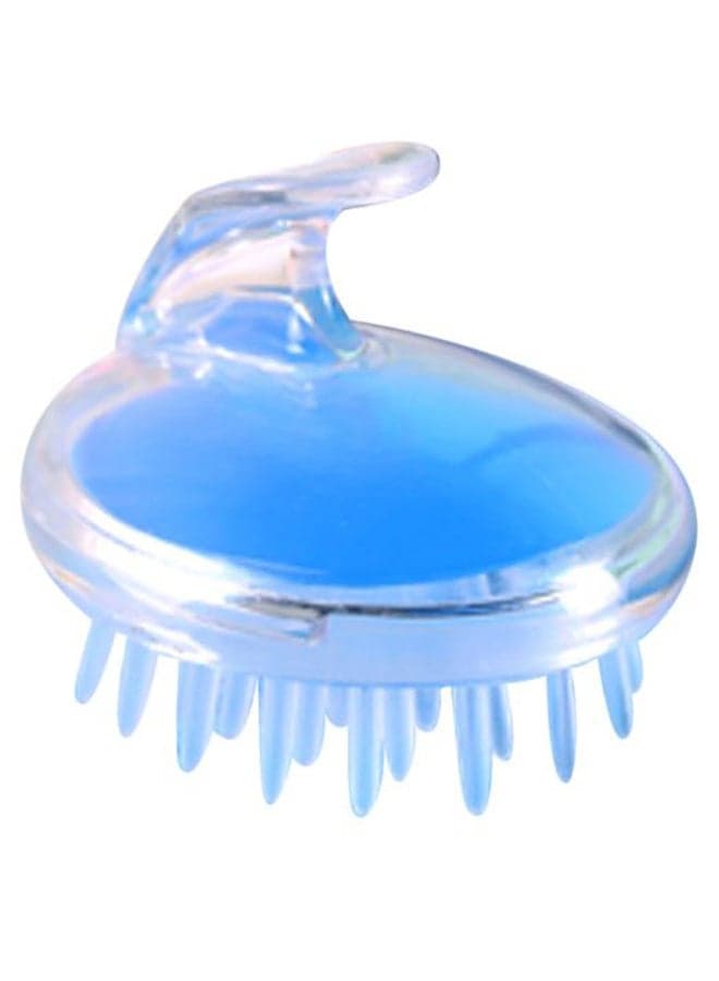 Body Washing Hair Massager Brush Blue/Clear Hair Combs