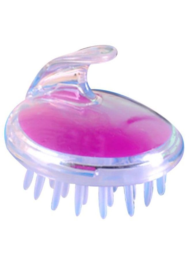 Body Washing Hair Massager Brush Purple/Clear Hair Combs