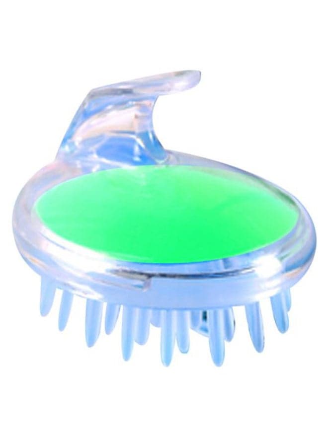 Body Washing Hair Massager Brush Green/Clear Hair Combs