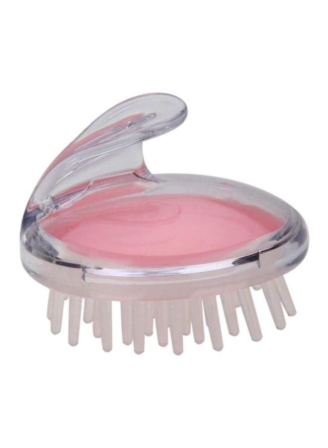 Scalp Massage Brush Silver/Pink Hair Combs
