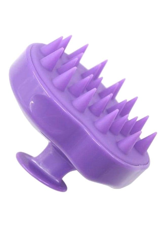 Silicone Shampoo Hair Massager Brush Purple