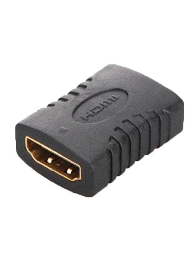 HDMI Female to Female Coupler Extender Adapter For HDTV Black Television Accessories