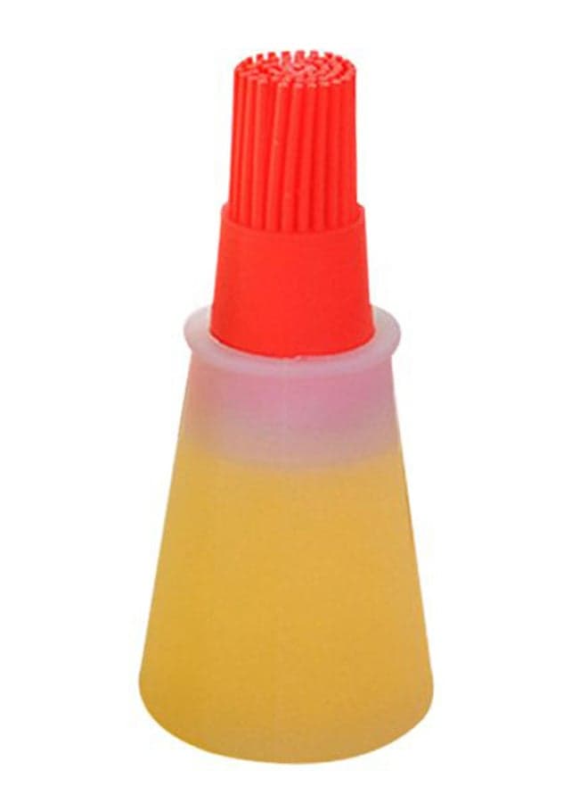 Heat Resistant Oil Bottle Brush Red/Clear 11.5 x 4.5cm Kitchen Utensils & Gadgets