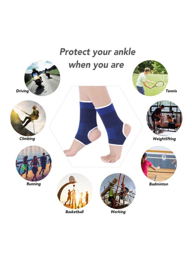 Ankle Support Sleeve With Open Heel Ankle & Wrist Weights (٣)