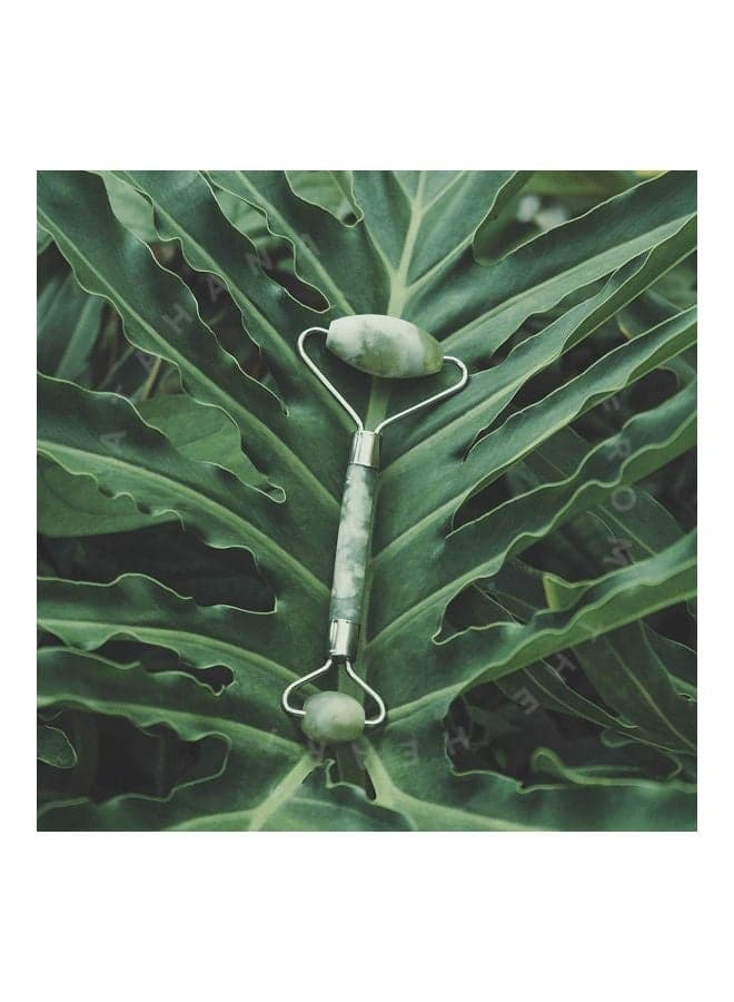 Jade Facial Roller Green/Silver Face Massagers & Rollers (٥)