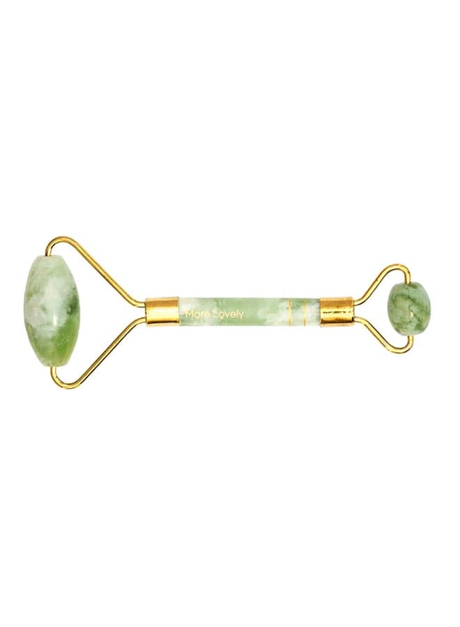 2-Piece Facial Jade Roller And Stone Set Green