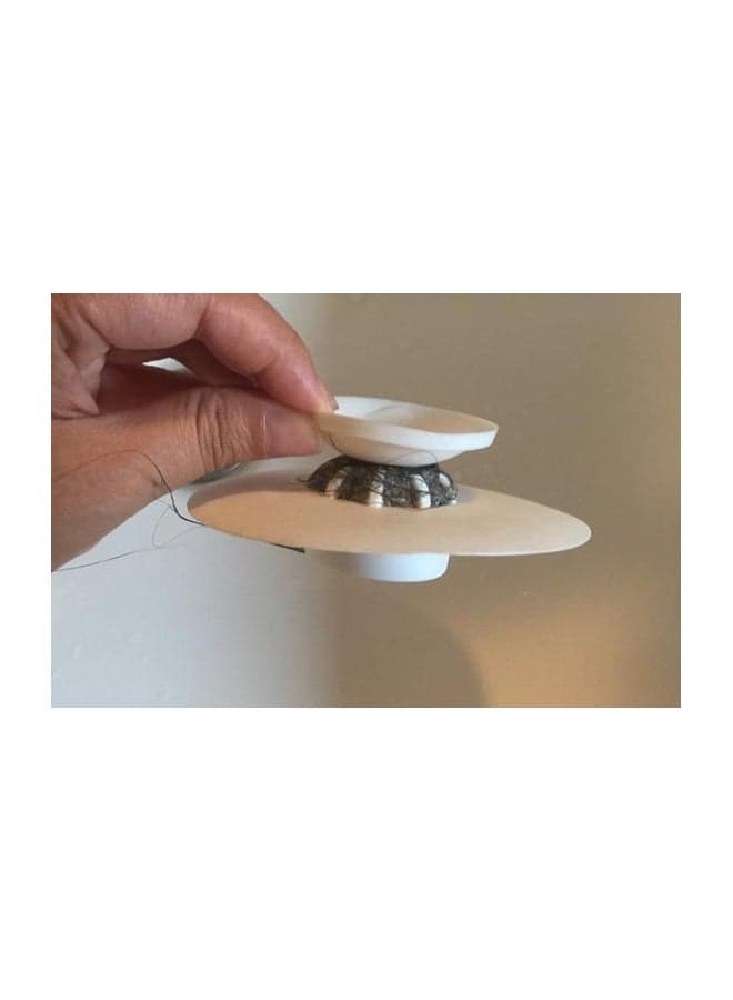 Revolutionary Shower Stall Drain Stopper White (4)