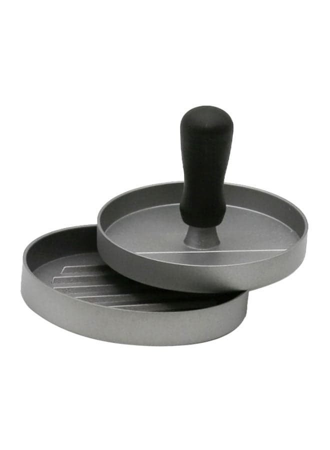 Burger Press Silver/Black