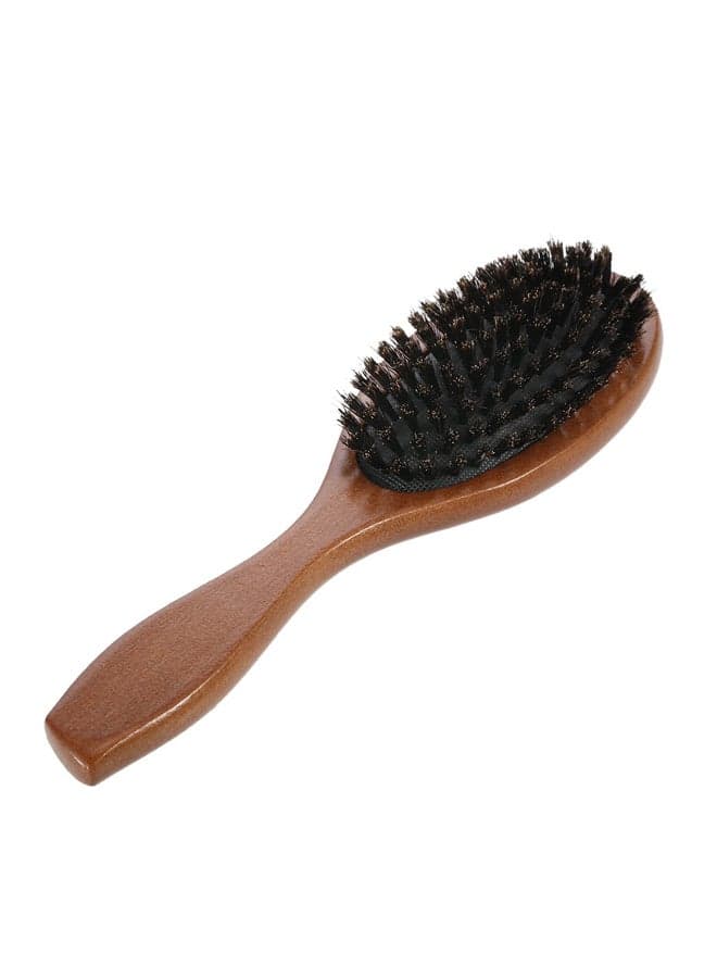 Boar Bristle Paddle Hair Brush Brown/Black Hair Combs