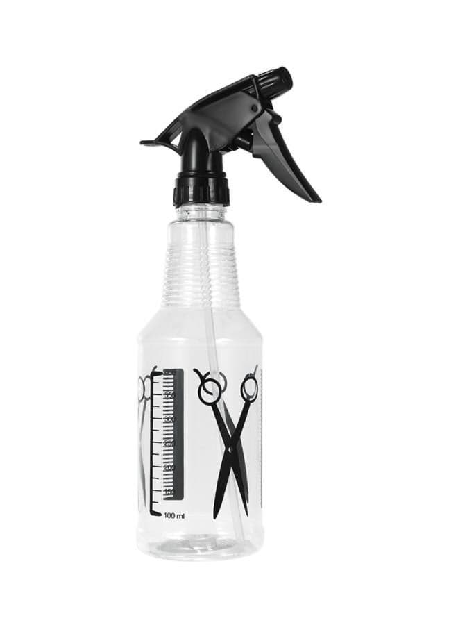 Hairdressing Spray Bottle Clear/Black 390ml Styling Scissors