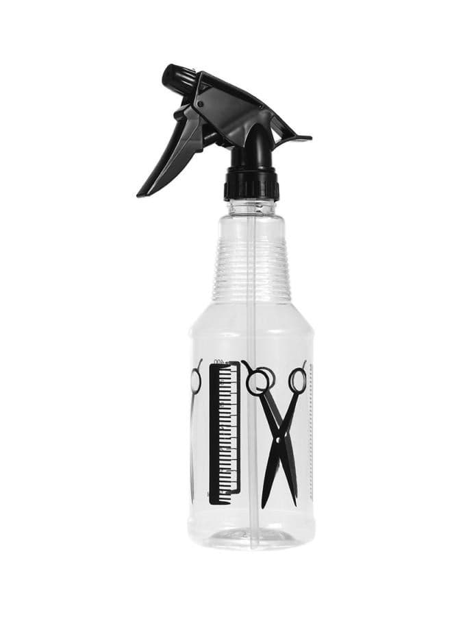 Hairdressing Spray Bottle Clear/Black 390ml (4)