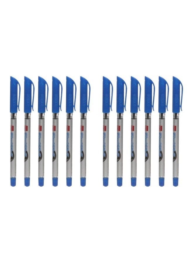 12-Piece Liquid Ballpoint Pen Blue (3)