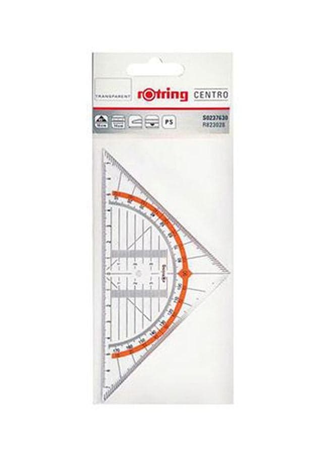 Gemetry Set Square 16Cm With 14Cm Clear Math Materials