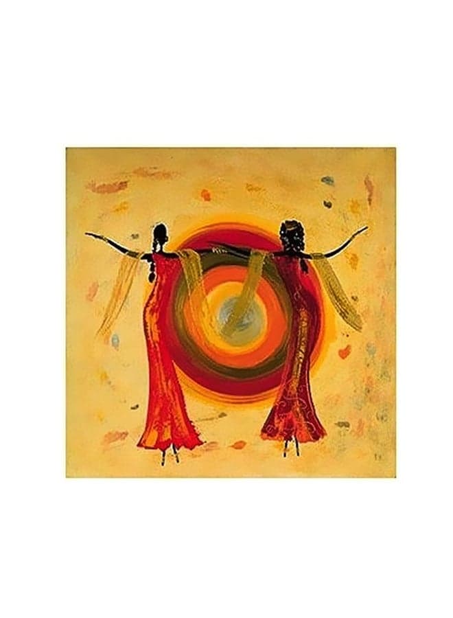 Decorative Wall Painting Multicolour 15x15cm