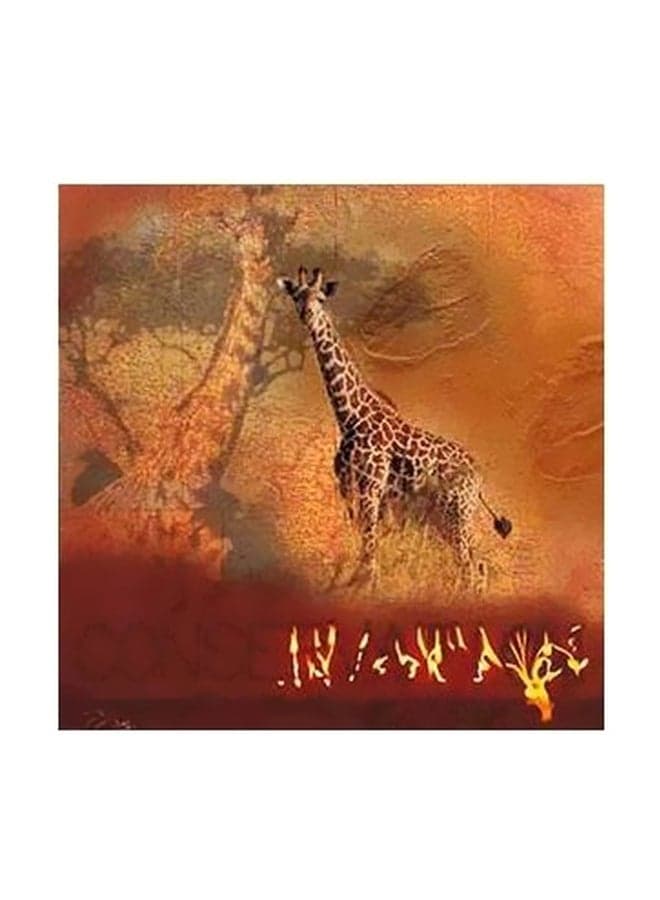 Decorative Wall Poster Multicolour 15x15cm Posters & Prints