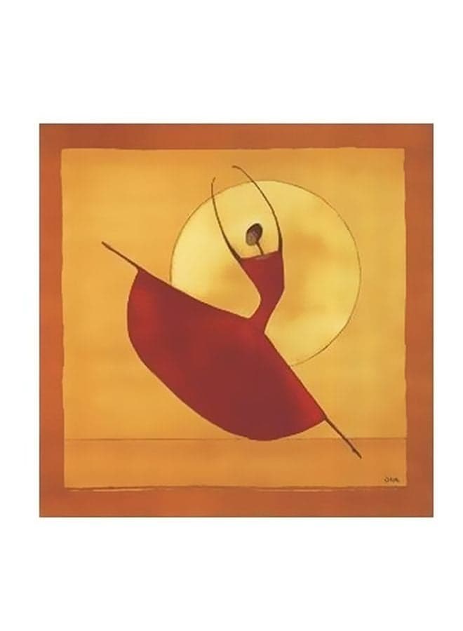 Decorative Wall Art Brown/Red/Beige 15x15cm Other Wall Art