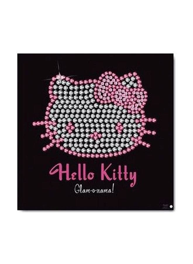 Decorative Wall Poster Black/Pink/White 15x15cm Posters & Prints