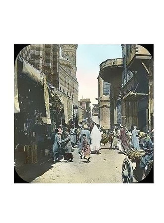 Decorative Wall Poster Beige/Blue/White 15x15cm Posters & Prints