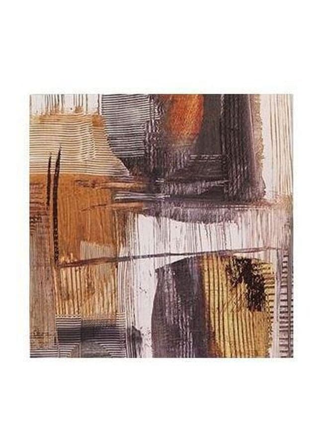 Decorative Wall Poster Grey/Brown/White 15x15cm Posters & Prints