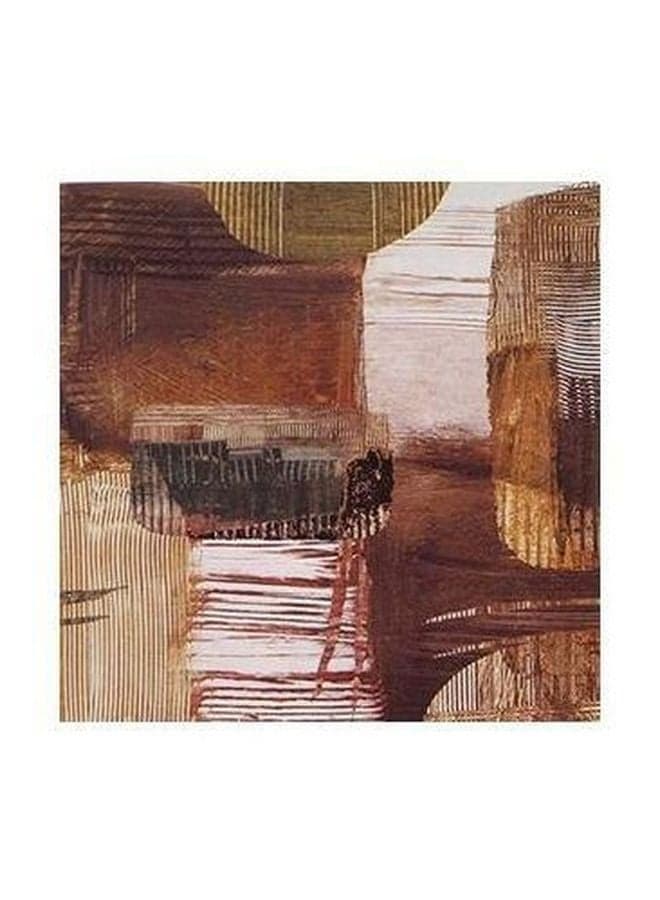 Decorative Wall Poster Brown/White/Beige 15x15cm Posters & Prints