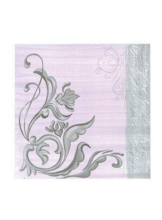Decorative Wall Poster Purple/Grey 15x15cm Posters & Prints