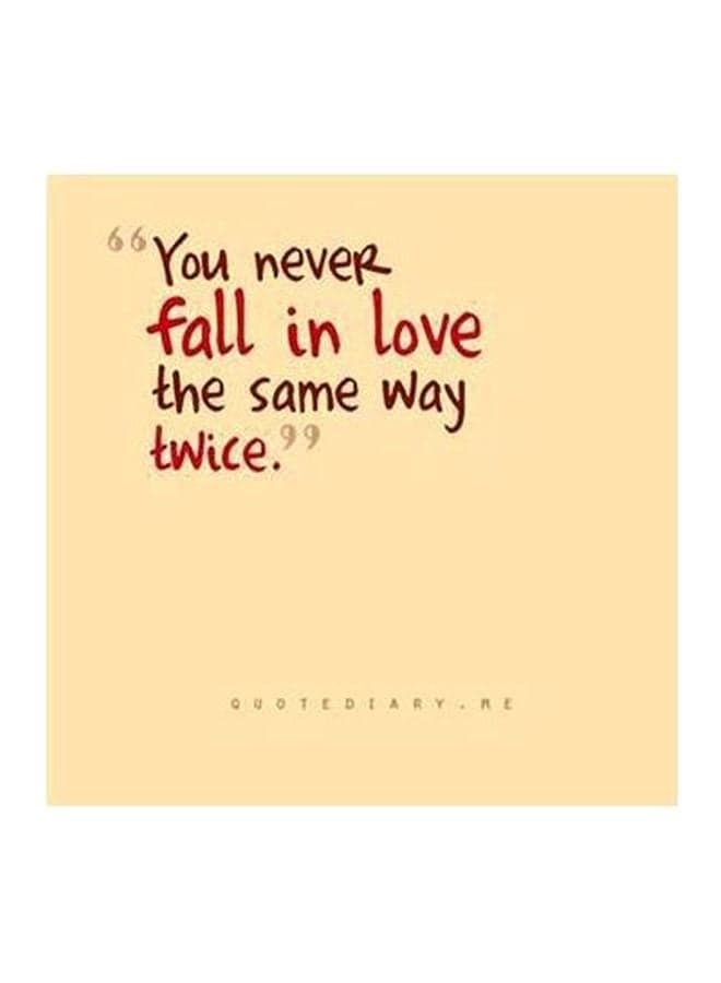 Decorative Wall Poster Beige/Red 15x15cm Posters & Prints