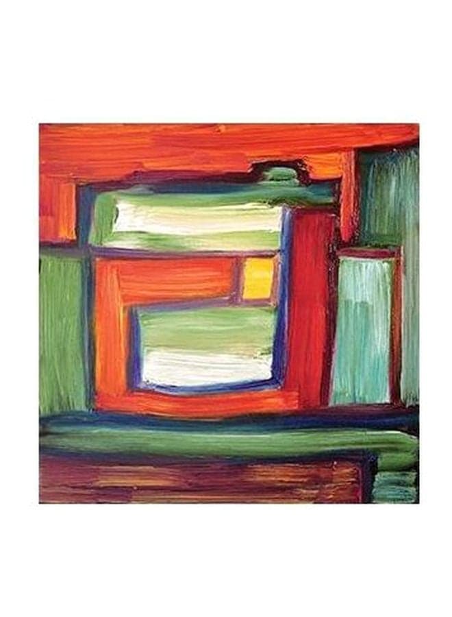 Decorative Wall Poster Green/Red/Blue 15x15cm Posters & Prints
