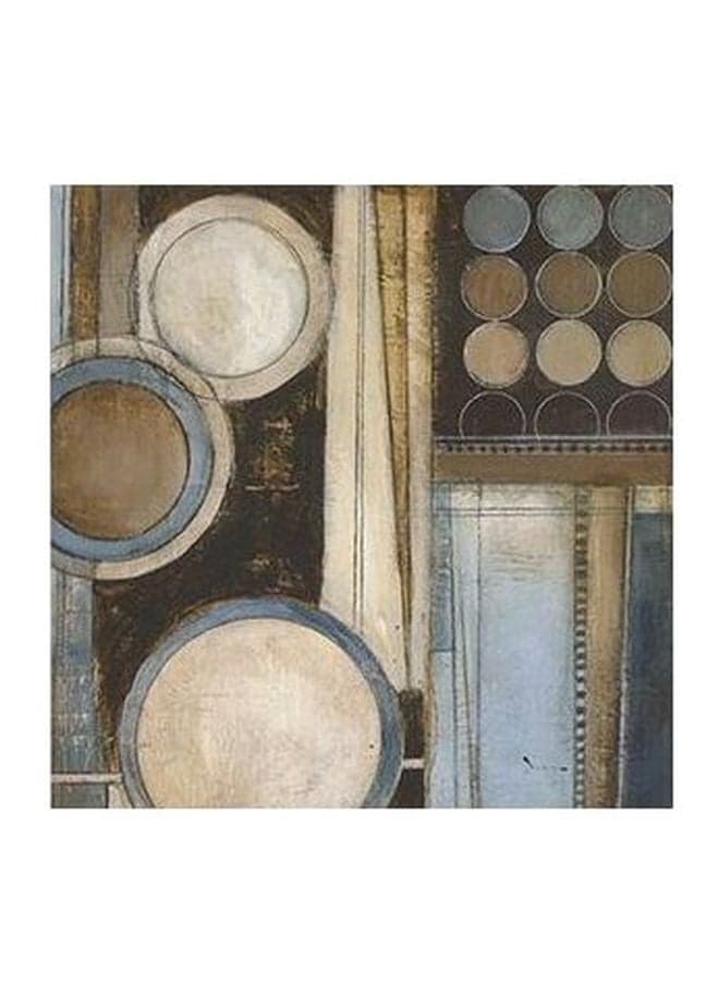 Decorative Wall Painting Beige/Brown 15x15cm