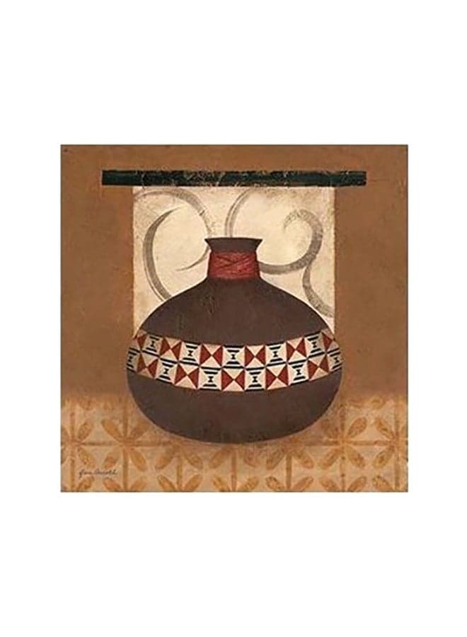 Decorative Wall Poster Brown/Beige/Black 15x15cm Posters & Prints