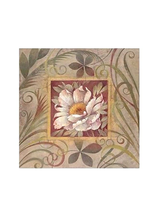 Decorative Wall Poster Beige/Grey/Green 15x15cm Posters & Prints