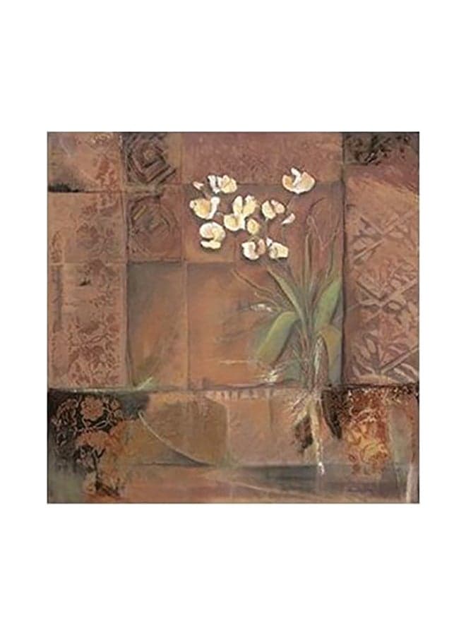 Decorative Wall Poster Brown/Green/White 15x15cm Posters & Prints