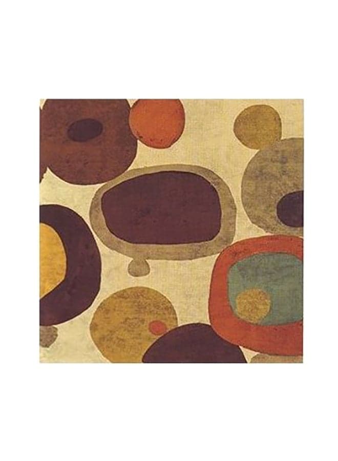 Abstract Patterned Decorative Wall Art Beige/Brown/Green 15x15cm Other Wall Art