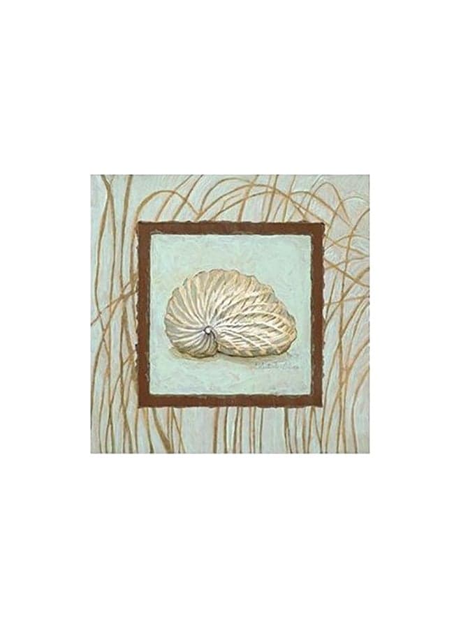 Decorative Wall Poster Beige/Brown 15x15cm Coasters