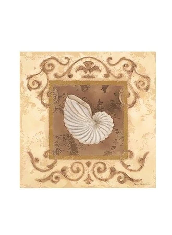 Decorative Wall Poster Beige/White 15x15cm Posters & Prints