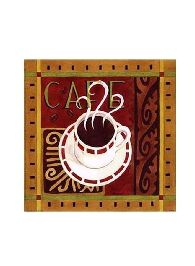 Printed Coaster Multicolour 15x15cm