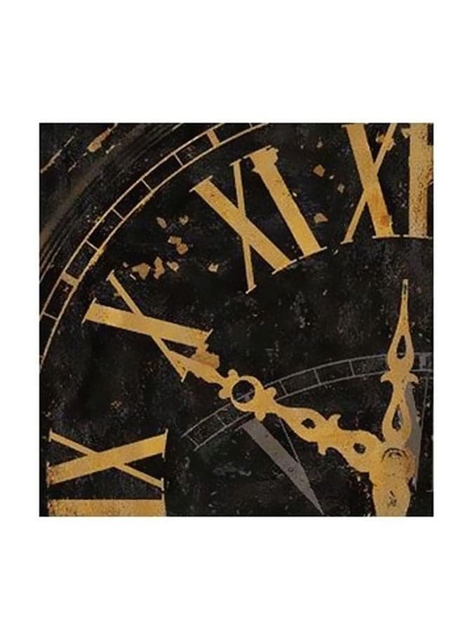 Decorative Wall Poster Black/Gold/Grey 15x15cm Posters & Prints