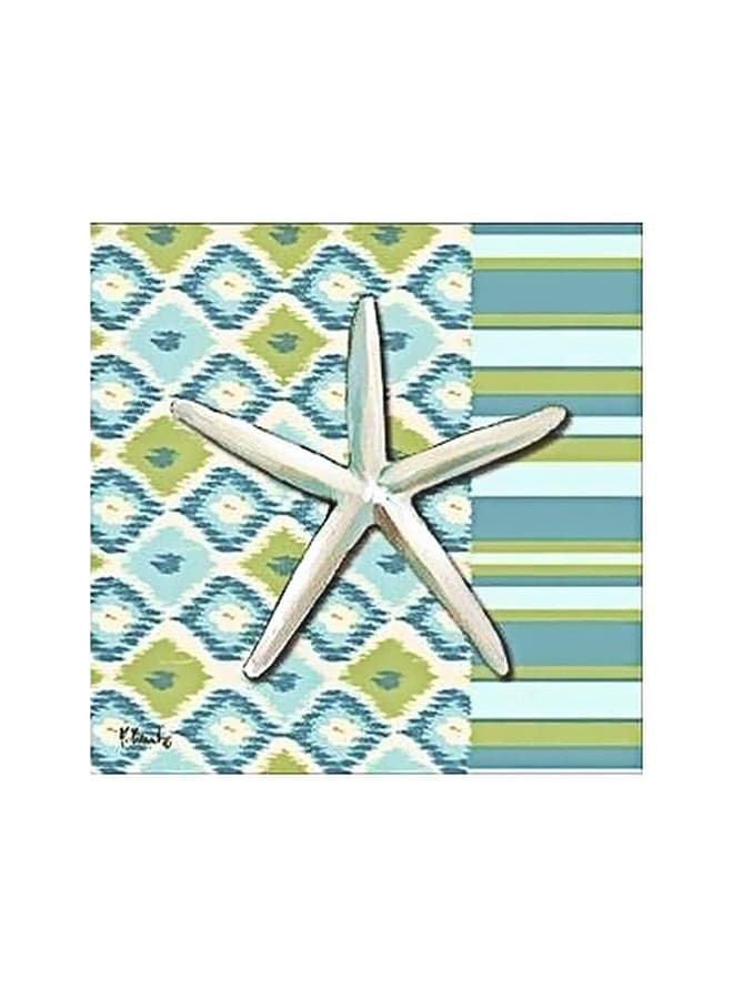 Decorative Wall Poster Blue/Green 15x15cm Posters & Prints