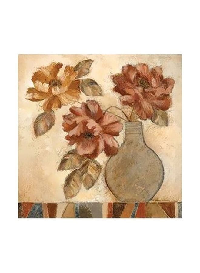 Decorative Wall Poster Beige/Orange 15x15cm Posters & Prints