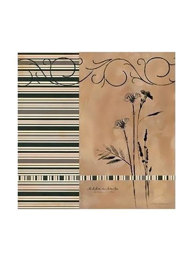 Decorative Wall Poster Beige/Black 15x15cm Posters & Prints