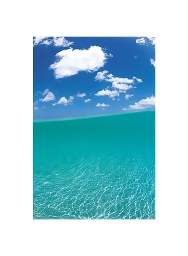 Decorative Wall Poster Green/Blue/White 15x20cm Posters & Prints