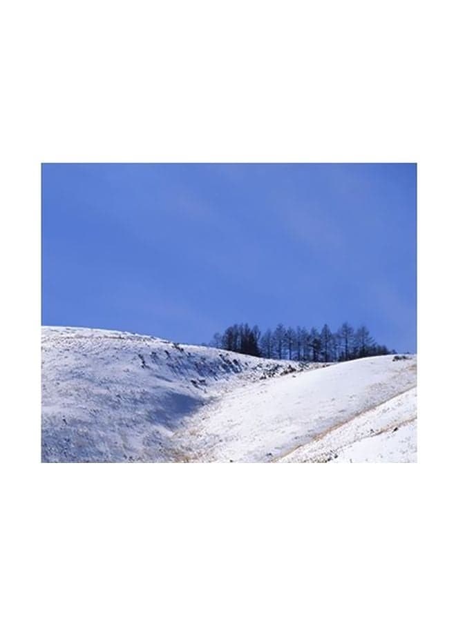 Decorative Wall Poster White/Blue/Black 15x20cm Posters & Prints
